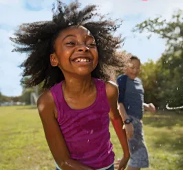 Child having fun at YMCA Summer Day Camp